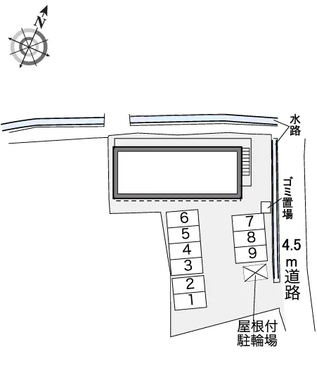 ★手数料０円★明石市魚住町金ケ崎　月極駐車場（LP）